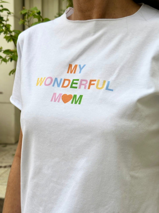 T-SHIRT "MY WONDERFUL MOM"